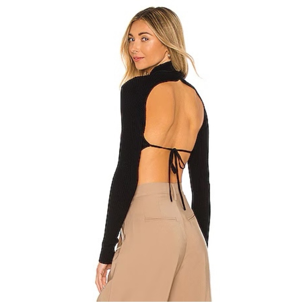 Camila Coelho Mariam Tie Back Sweater